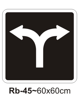 Turn right or left only