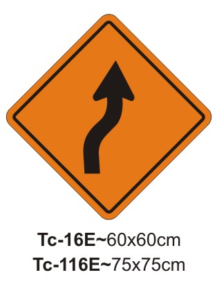 REVERSE CURVE SIGN