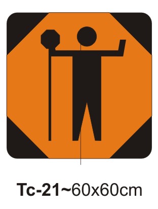 Construction stop ahead sign