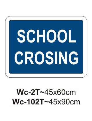 School Crossing Sign